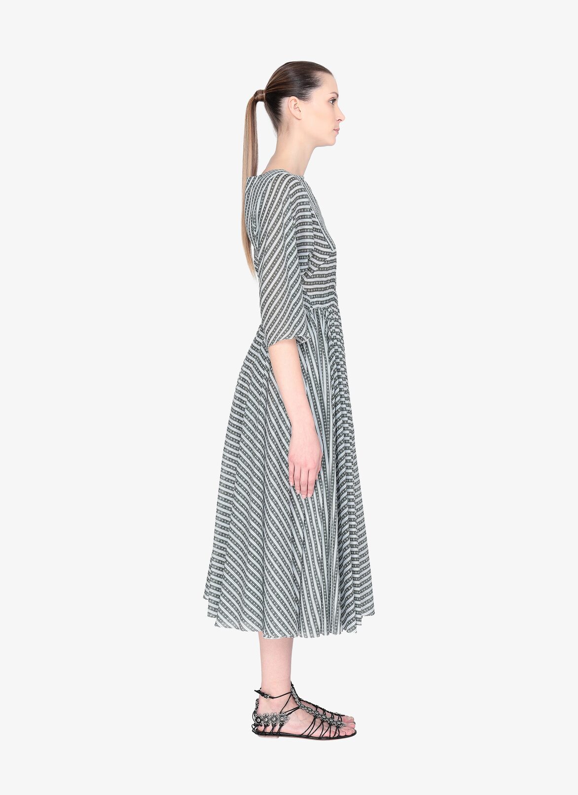 Dresses ALAÏA WHITE/GREEN DRESSES